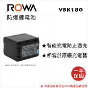 ROWA 樂華 FOR Panasonic VBK180 鋰電池